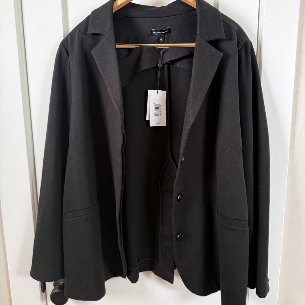 NWT Universal Standard Janelle Black Blazer Jacket